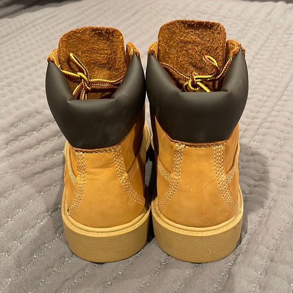 Timberland Junior Boots - Youth size 4.5 - Wheat/Brown Color - Picture 3 of 10